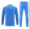 Real Madrid Sweat d'Entraînement Quarter-Zip 2025-26 Bleue